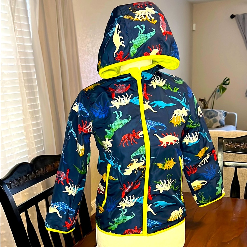 🦖 Kids Dinosaur Print Hooded Jacket 🦕